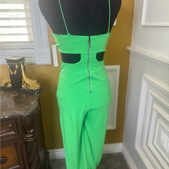 Alice + Olivia Cut Out Green Jumpsuit - Picture 12 of 14
